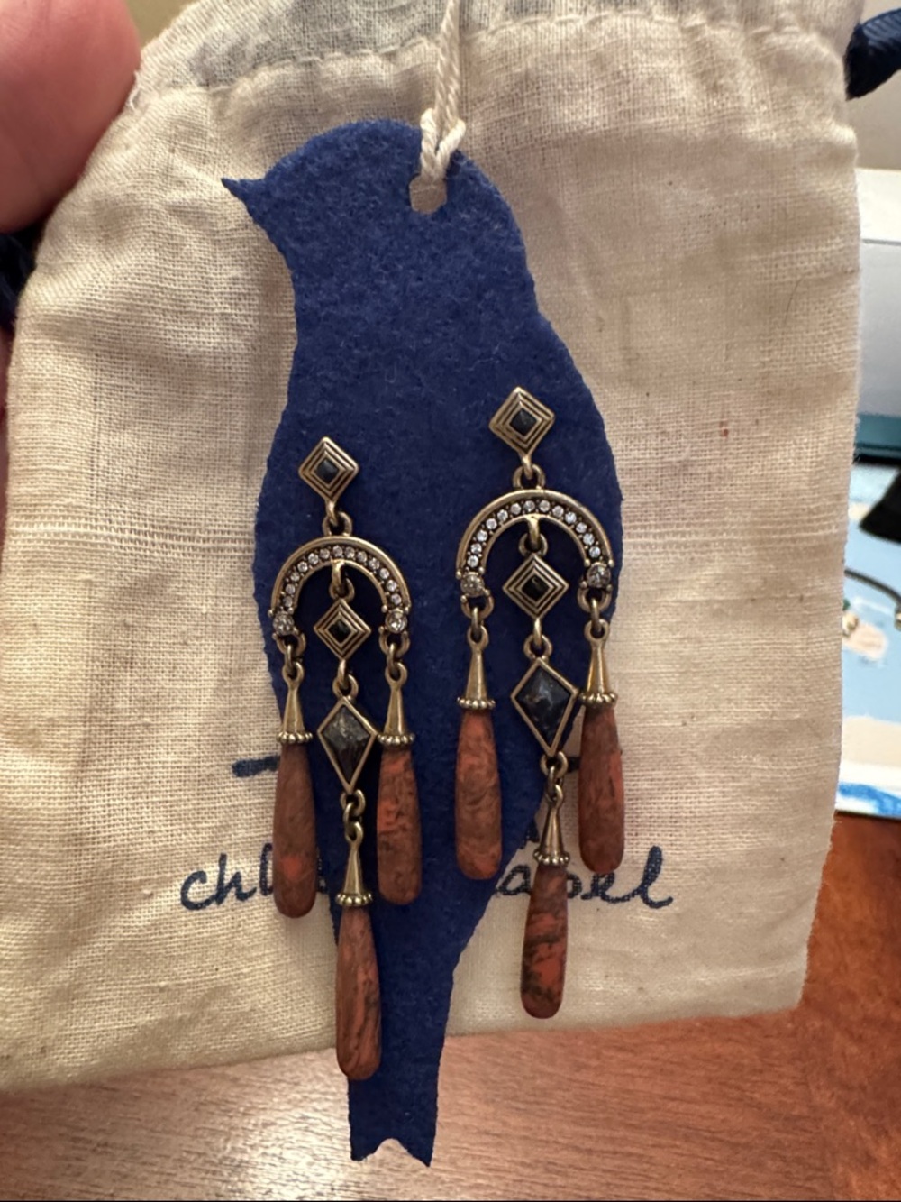 Chloe + Isabel Sunlit Savanna Statement earrings.